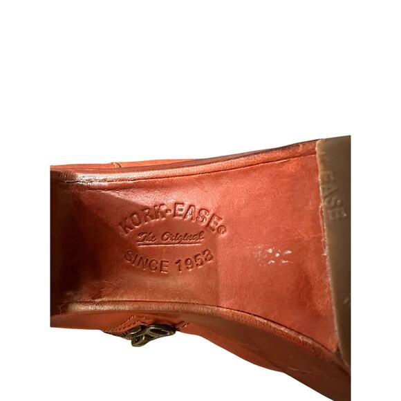 KORK-EASE Women’s Booties Tan Leather
Chunky Boho Platform- Size 11 - Picture 6 of 8